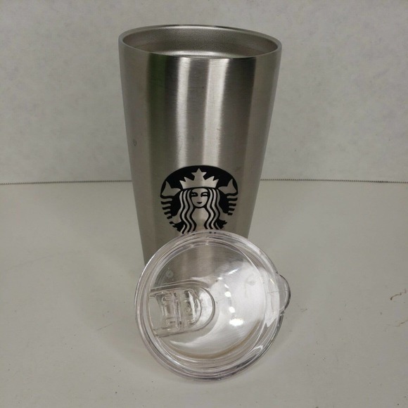 Large Green Logo Starbucks Tumbler Double Insulated Stainless Steel 20 oz - Picture 7 of 7